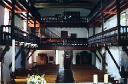 Inside the church of Biriatou